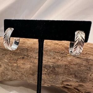 Silver Hoop Earrings